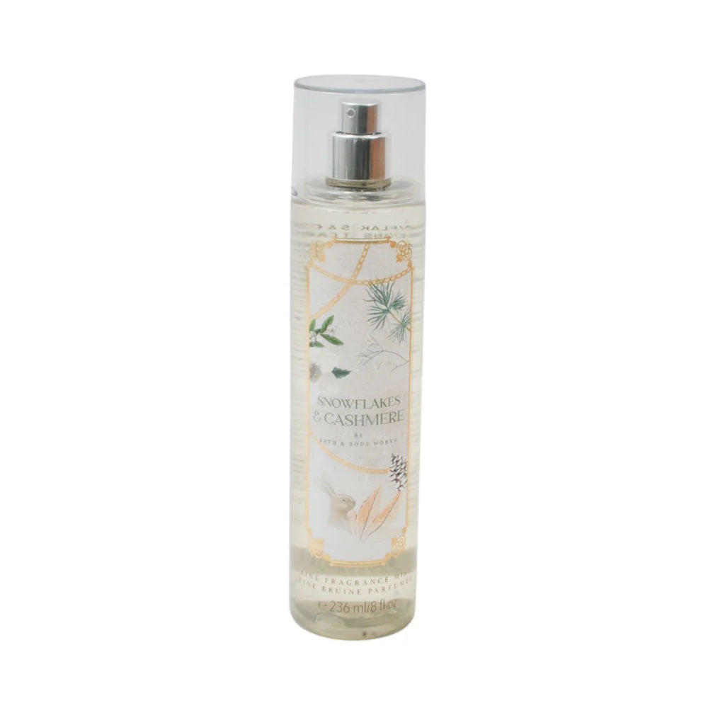 BATH & BODY WORKS SNOWFLAKES & CASHMERE BODY MIST 236ML